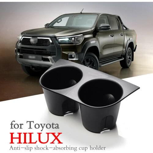1x for Toyota Hilux SR5 4x4 2015~2021 Water Cup Holder REVO Storage Clip Car Truck Drinking Bottle Organizer Mount Stand Bracket