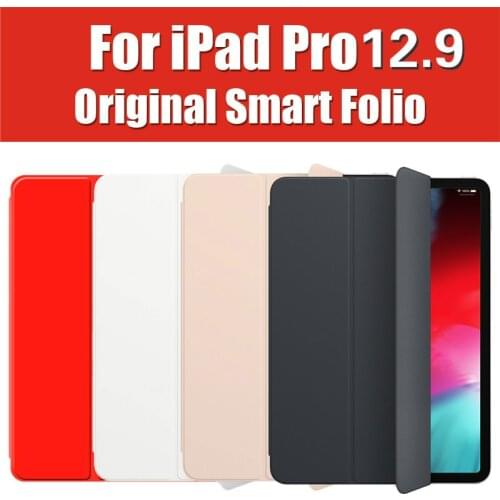 2018 12.9 Inch Originele Stijl Smart Folio Voor IPad Pro 12.9 Case Folio Magnetische Flip Cover Leather Price Reduction