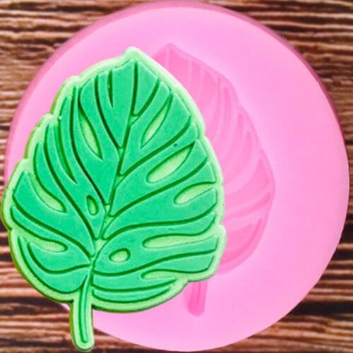 3D Tree Leaf Silicone Molds Leaves Fondant Chocolate Gumpaste Mould Cake Decorating Tools Kitchen Baking Mold Candy Clay Moulds