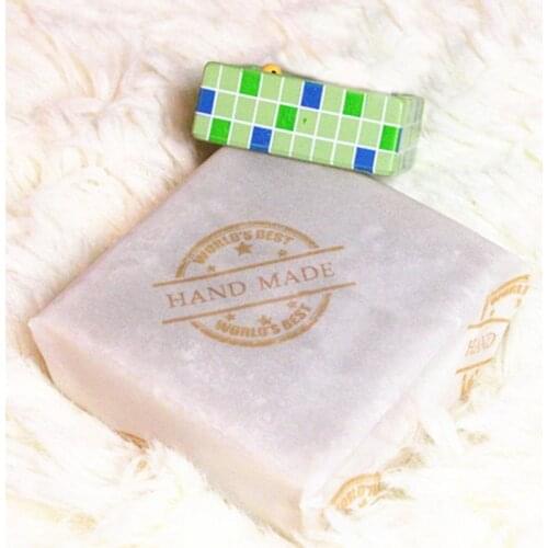 50pcs/lot Pringting HANDMADE Pattern Soap Wrapping Paper translucent Wax Tissue Paper Gift Packaging