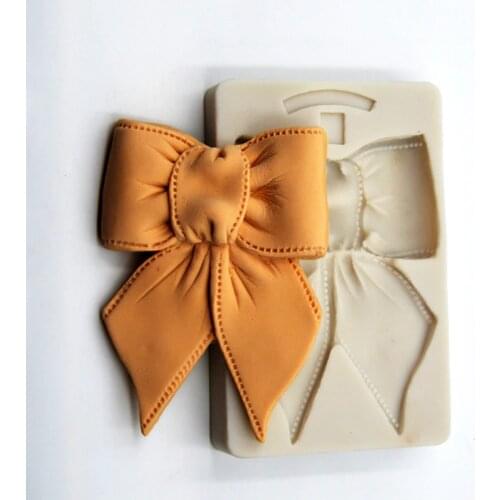 Large bow tie, silicone mold, fondant cake decoration tool, chocolate fudge mold, sugarcraft, kitchen accessories