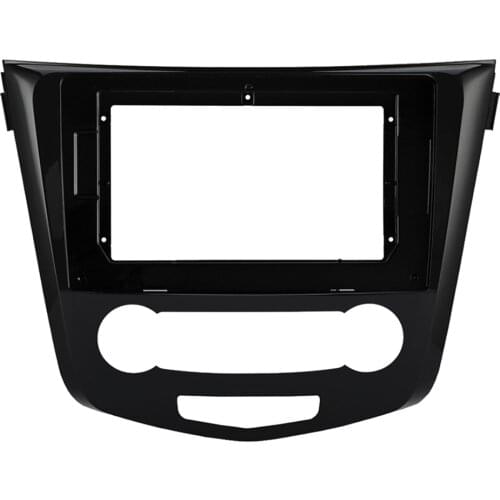 CarBar 10.1" Double 2 Din Car Radio Fascia for Nissan Qashqai Rogue 2015 Dash Dashboard Frame Panel Trim Kit Car Stereo