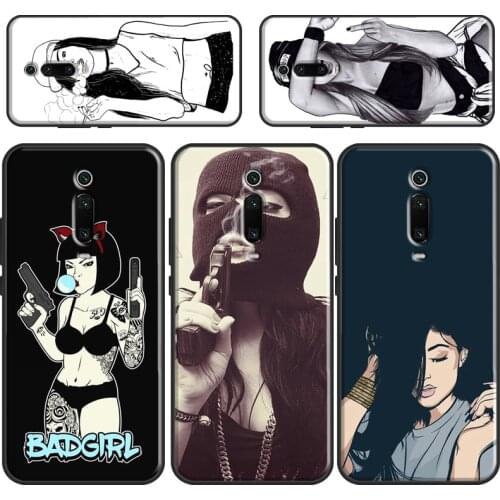 Bad Girl Phone Case For Xiaomi Mi 11 Ultra 9 10 Lite A3 9T 10T Pro Cover For POCO X3 F3 F2 M3 Pro