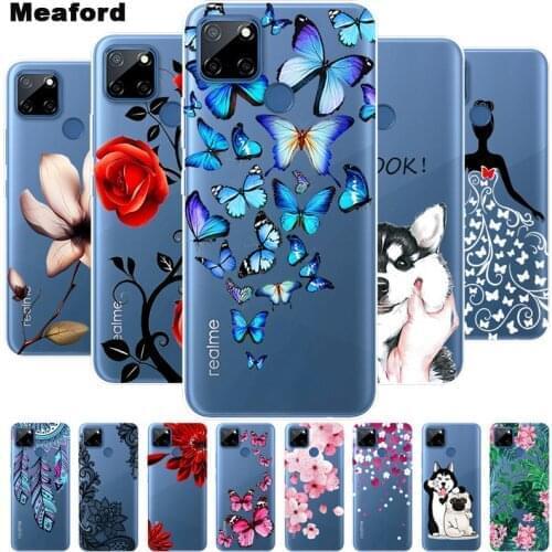 For OPPO Realme 7i RMX2193 Case Transparent Soft TPU silicon Phone Cover For OPPO Realme 7i Case Realme7i RMX2103 Clear Fundas