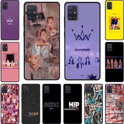 CUTEWANAN kpop MAMAMOO Phone Case for Samsung Galaxy A51 A71 A21s A12 A31 A41 A32 A02s A11 A72 A52 A42 5G A01 A91 A21 EU Cover