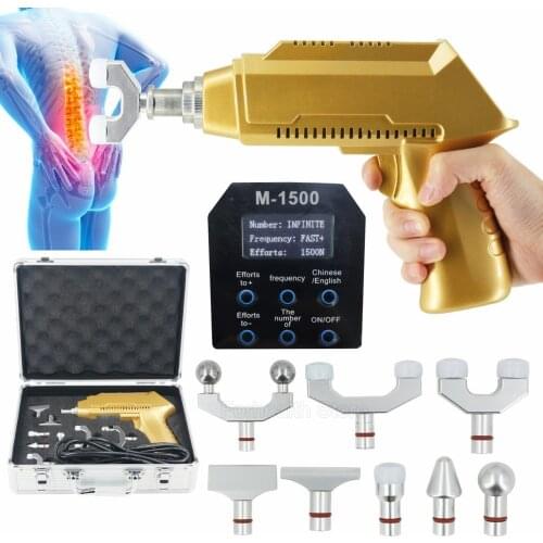 Manual Chiropractic Massage Gun Correction Tool Lumbar Correction Health Massager 6 Level Adjustment Vertebra Massage Tool