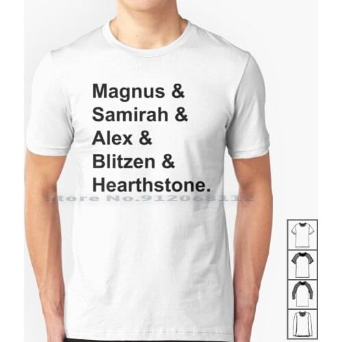 Magnus Chase Characters T Shirt 100% Cotton Magnus Chase And The Gods Of Asgard Chase Alex Fierro Samirah Al Hearthstone