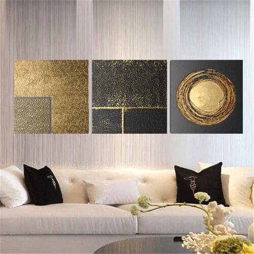 Classical Copper Color Metal Abstract Personality Creative Home Furnishing Mural Decoration Painting Core