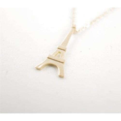 Fashion tower pattern necklace -color necklaces for women design chain of clavicle Building the necklace
