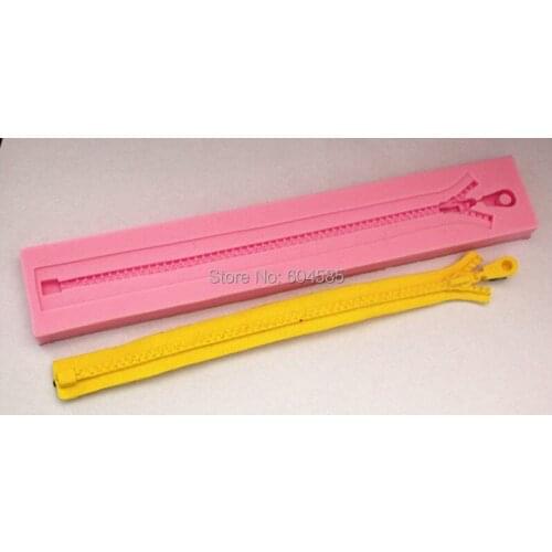 Zipper Silicone Mold, Fondant, Gumpaste , Chocolate FM032
