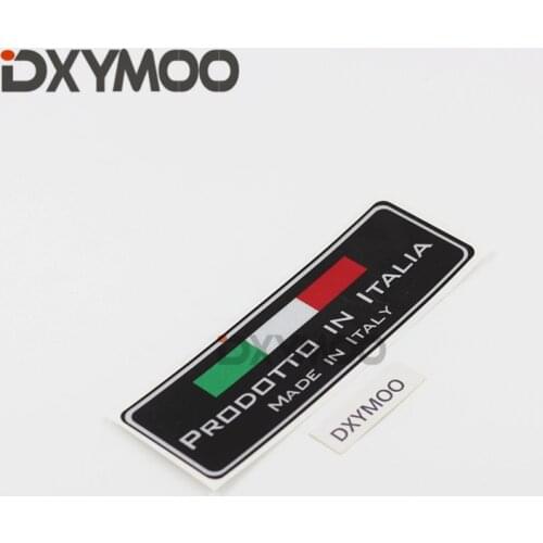 Motorcycle Bike Helmet Italia Sticker PRODUCE MADE IN ITALY Car Styling Vinyl Bumper 15x5cm