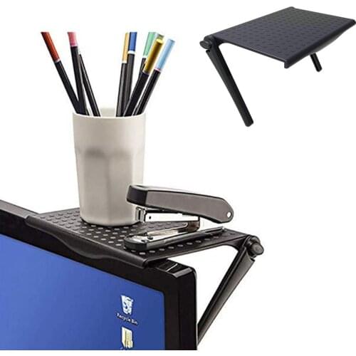 Computer Monitor Riser Desktop Stand ABS TV Rack Display Shelf Storage Desk Plastic Desk Organizer Desktop Home Office for Child