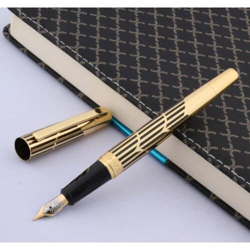OFFICE new classical line Commerce black gift Golden Fountain Pen School Student Office Gifts Stationery