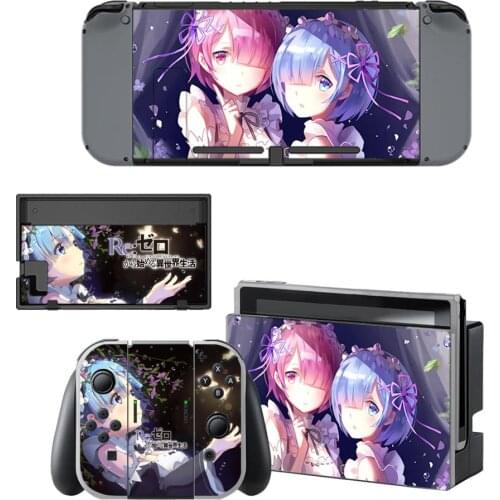 Re:Life in a different world from zero Skins for Nintendo Switch Skin Sticker for Nintendoswitch console Joy-Con Controller