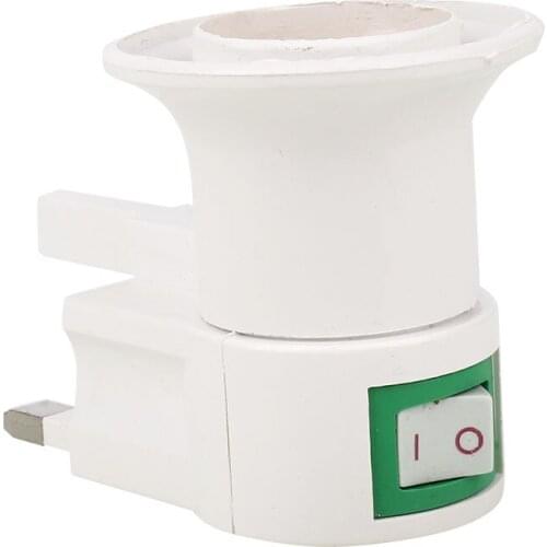 Bulb Converter E27 Accessory Lamp Control Switch Bulb Adapter Premium UK Plug Socket Replacement Light Base