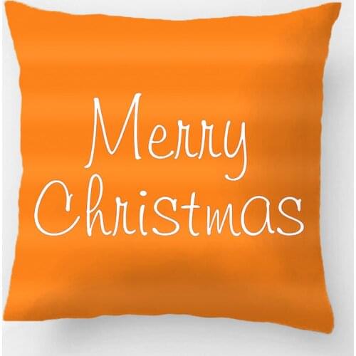 Merry Christmas Wedding Decorative Cushion Cover Pillow Case Customize Gift High-Quality By Lvsure For Car Sofa Seat Pillowcase