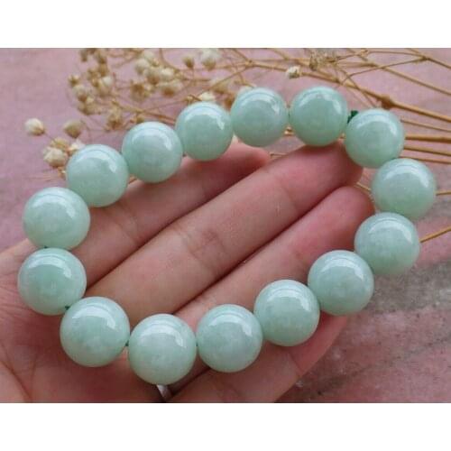 Certified Green 100% Natural A JADE Jadeite Bead Beads Bangle Bracelet Bracelets