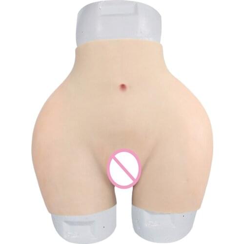 Silicone Fake Vagina Pants Hip Thickened Crossdresser Shemale Cosplay Drag Queen
