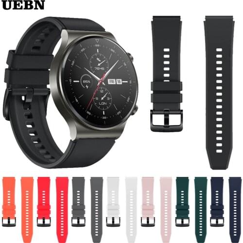 UEBN Official Style Sports Silicone Band For Huawei Watch GT 2 Pro Strap Watchband For huawei gt2 pro Wristband Replace Bracelet