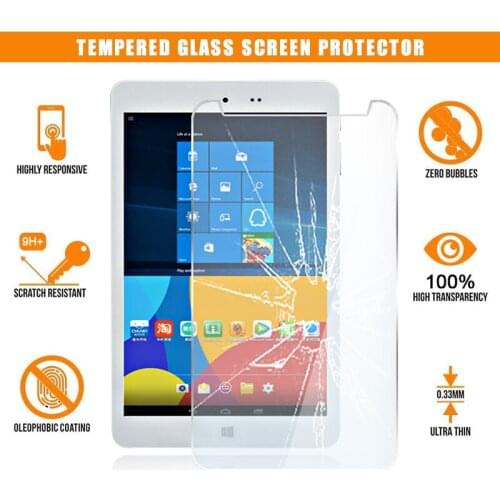 Screen Protector For Chuwi HI8 Tablet Tempered Glass 9H Premium Scratch Resistant Anti-fingerprint Film Guard Cover