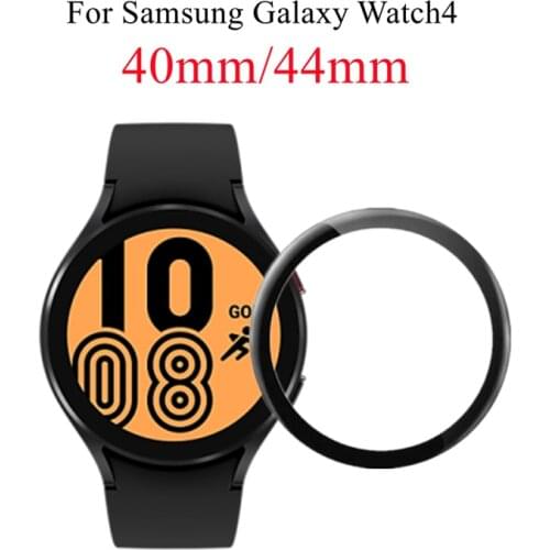 Curved Edge Screen Protectors For Samsung Galaxy Watch4 44mm 40mm Smart Watch Protective Cover Scratch Resistant Galaxy Watch4