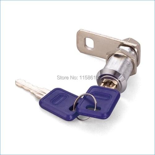 10 pieces 30mm zinc alloy waterproof dustproof keyed differently cylinder cabinet cam lock