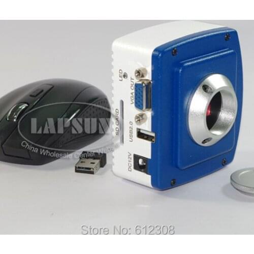 1080P 60F/S VGA USB Full HD HDMI SD Video Recorder Indusry Lab Microscope Camera Support C-Mount Lens Fo PC Monitor TV Projector