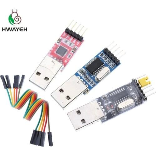 3pcs/lot =1PCS PL2303HX+1PCS CP2102+1PCS CH340G USB TO TTL for arduino USB to UART TTL MODULE