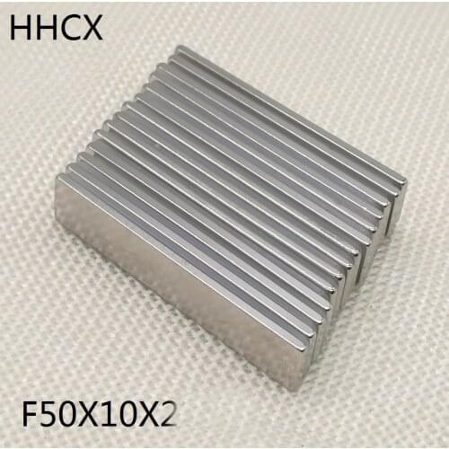5 10 20 50pcs/lot Neodymium Magnet 50*10*2 N35 Strong NdFeB Rare Earth magnets 50x10x2 Magnets for moto