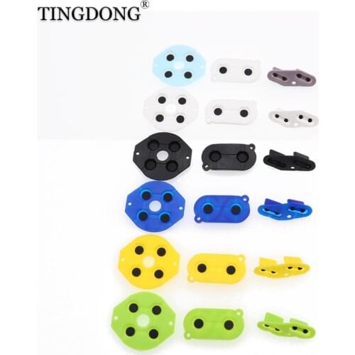 7 Colors Optional Button Conductive Rubber Pads replacement for Gameboy Classic for GB Fat DMG direction AB select start button