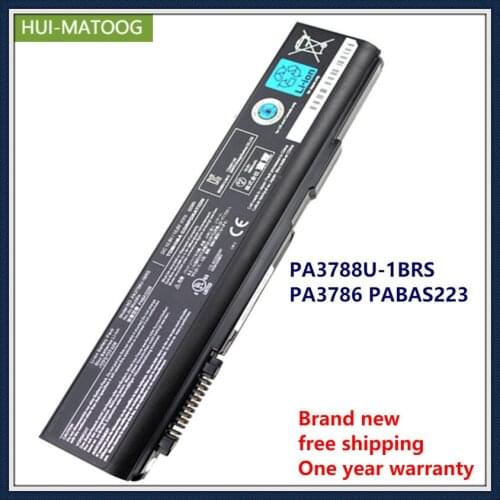 Laptop Battery PA3786U-1BRS PA3788U-1BRS PA3786 PABAS223 for Toshiba Dynabook Satellite B450 K40 L35 series 10.8V 48Wh