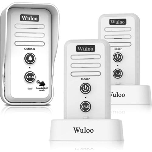 1/2 Mile Doorbell Wireless Home Intercom for Door Chime Rechargeable Intercomunicador Waterproof Electronic Doorbell Chime