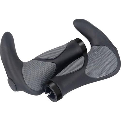 Mountain Bike Rubber Horn Handlebar Cover Bicycle Handlebar Cover Cycling Accessories Bilateral Locking Vice Handle Bicycle