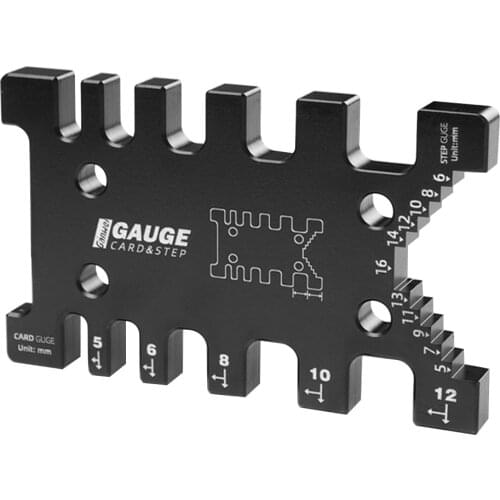 Woodworking Tenon Caliper Measuring Ruler High Precision Metric Imperial Card Gauge Wood Work Router Saw Table Machine Tools