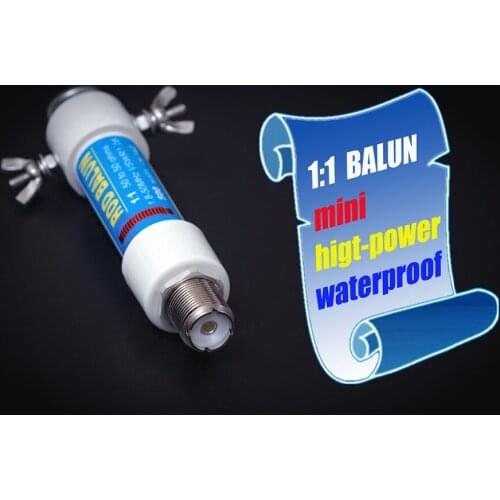 Mini BALUN 1.8 - 50MHz 500W waterproof mini shortwave antenna balun 1:1