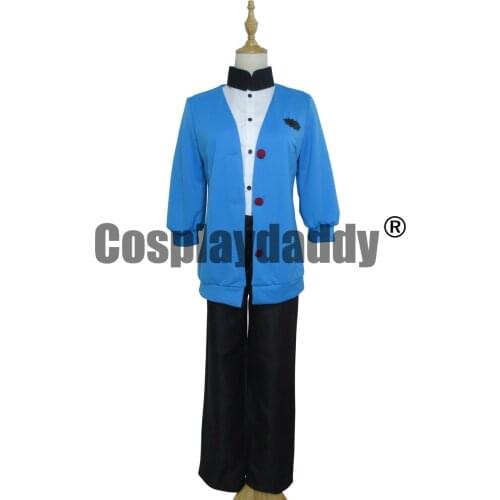 Science Ninja Team Gatchaman Rui Ninomiya Cosplay Costume Uniform Blue Set H002