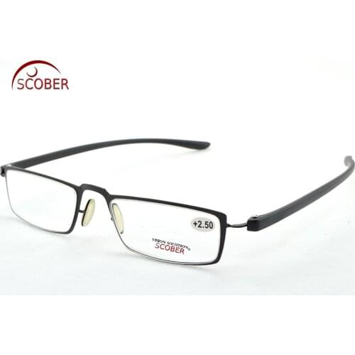 Leesbril = Scober Ultra-light Super Tr90 Reading Glasses Delicate Hinge Portable Anti-fatigue Lenses +1 +1.5 +2 +2.5 +3 +3.5 +4