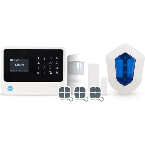 G90B Plus 3G GSM Wifi alarm system multi languages voice 3G Wifi smart home burglar alarm APP control gsm wifi intruder alarm