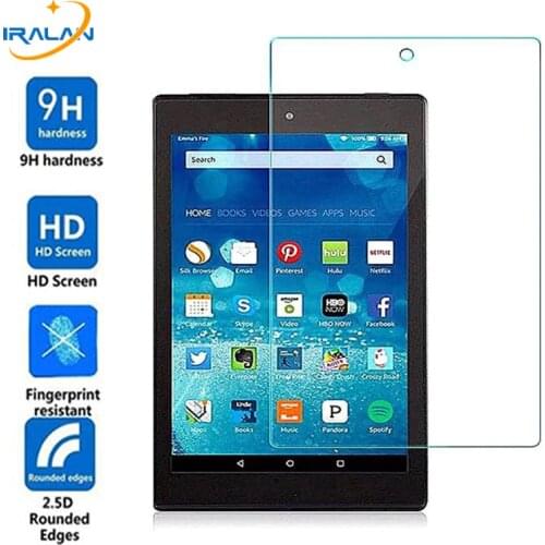 Tempered Glass Film For Amazon Kindle Fire HD7 HD8 2015 2016 HD10 2017 2019 Screen Protector For HD 8 Plus 2020 Protective Film