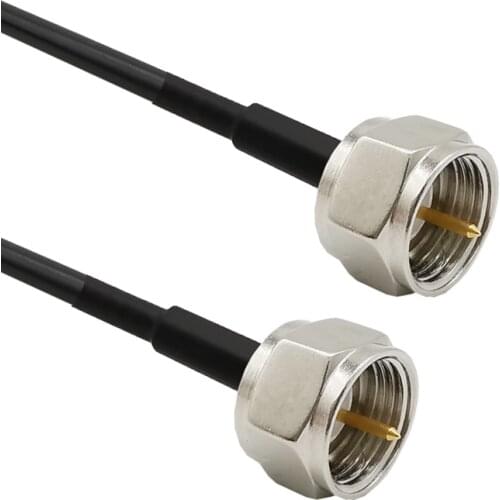 10CM-1M F Type Male TV Extension Cable F Male to Male Plug Connector RF Pigtail Wire RG174 Coaxial Cable