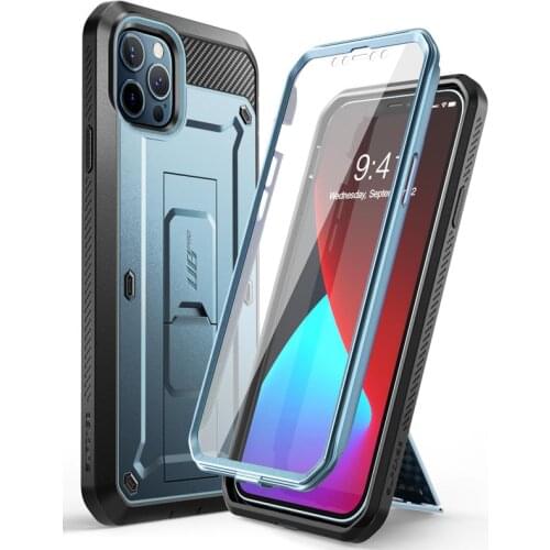 SUPCASE For iPhone 12 Pro Max Case 6.7" (2020) UB Pro Full-Body Rugged Holster Cover with Built-in Screen Protector & Kickstand