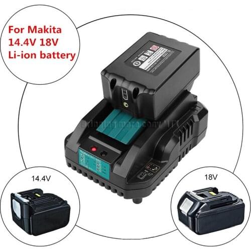 14.4V 18V Battery Charger for Makita BL1415 BL1815 BL1830 BL1850 power tool battery 4A and 1A charging current for your choose
