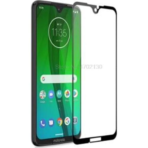 Full Cover Protective Glass For Motorola G7 G6 E6 Glass Screen Protector On For Moto G7 Play G7 Power G6 E6 E5 Plus Glass Film
