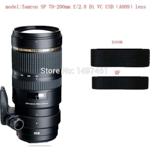 Lens Zoom and "AF" focus Rubber Ring Succedaneum For Tamron SP 70-200mm f/2.8 Di VC USD A009 lens