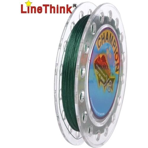 100M LineThink Brand GHAMPION 8Strands/8Weave Best Quality Multifilament PE Braided Fishing Line Fishing Braid Free Shipping