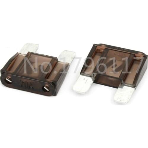 10x 70 Amp 70A Automotive Maxi Blade Fuses Car Trucks Bus Boat Blade Fuses 70A 12V 24V Heavy Duty Auto Parts Big Size Auto Fuse