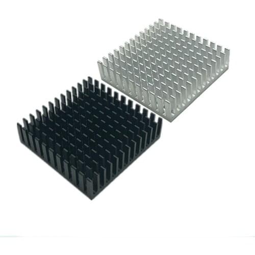 4pcs 40mm*40mm*11mm aluminum routing efficiency radiator heat sink washer video memory thermal block electronic cooling board