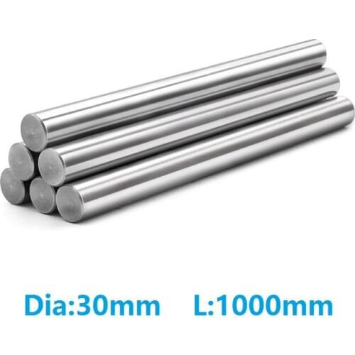 4pcs/lot 30mm linear shaft 1000mm long 30x1000mm hardened shaft steel rod bar 3D printer parts