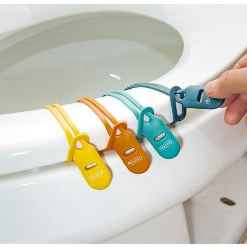 4PCS Toilet Seat Lifter, Antimicrobial Toilet Seat Handle Commode Toilet Seats Lifter, Toilet&Urinal Parts Bathroom Accessories