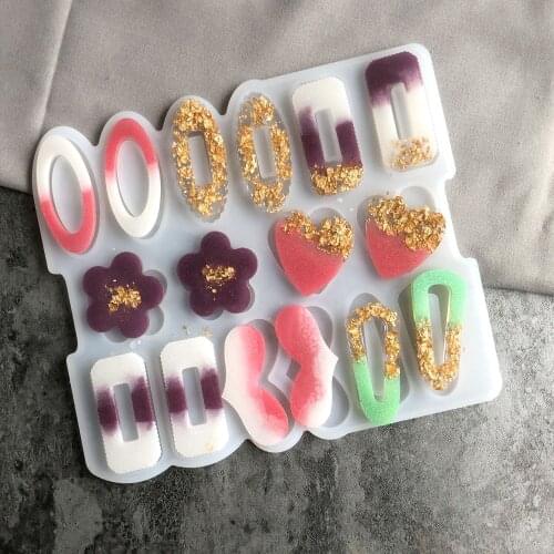 Aouke Mold Various hairpins signboard modeling, handmade silicone mold for home furnishings